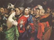 Christ and the Woman Taken in Adultery (mk05 Lorenzo Lotto